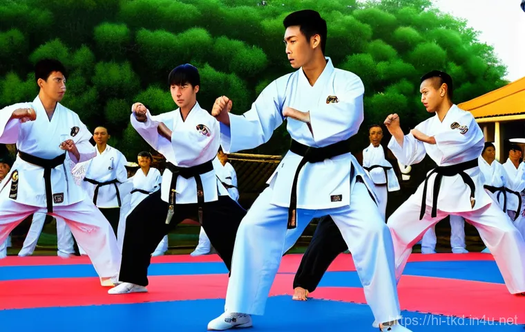 태권도 무기술 배우기 - **Prompt 2: Precise Bo Staff Practice by an Adult Practitioner**
    "An adult female, in her late 2...